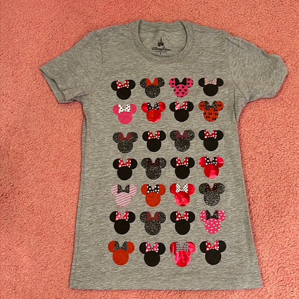 Disney Minnie Mouse Gray Tee